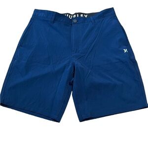 Hurley Blue All Day Hybird Quick Dry Shorts Size 34